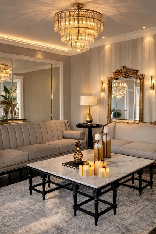 Modern salon ve dekoratif aydınlatma